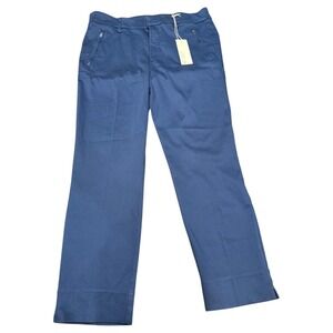 NWT Level 99 Francis Lacey Double Welt Zip Trousers 30P Minimalist Slimming